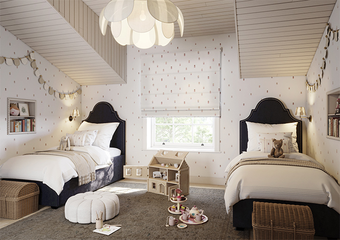 Fairy Cakes, Fairy Friends Wing - Roman Blind - Image 6